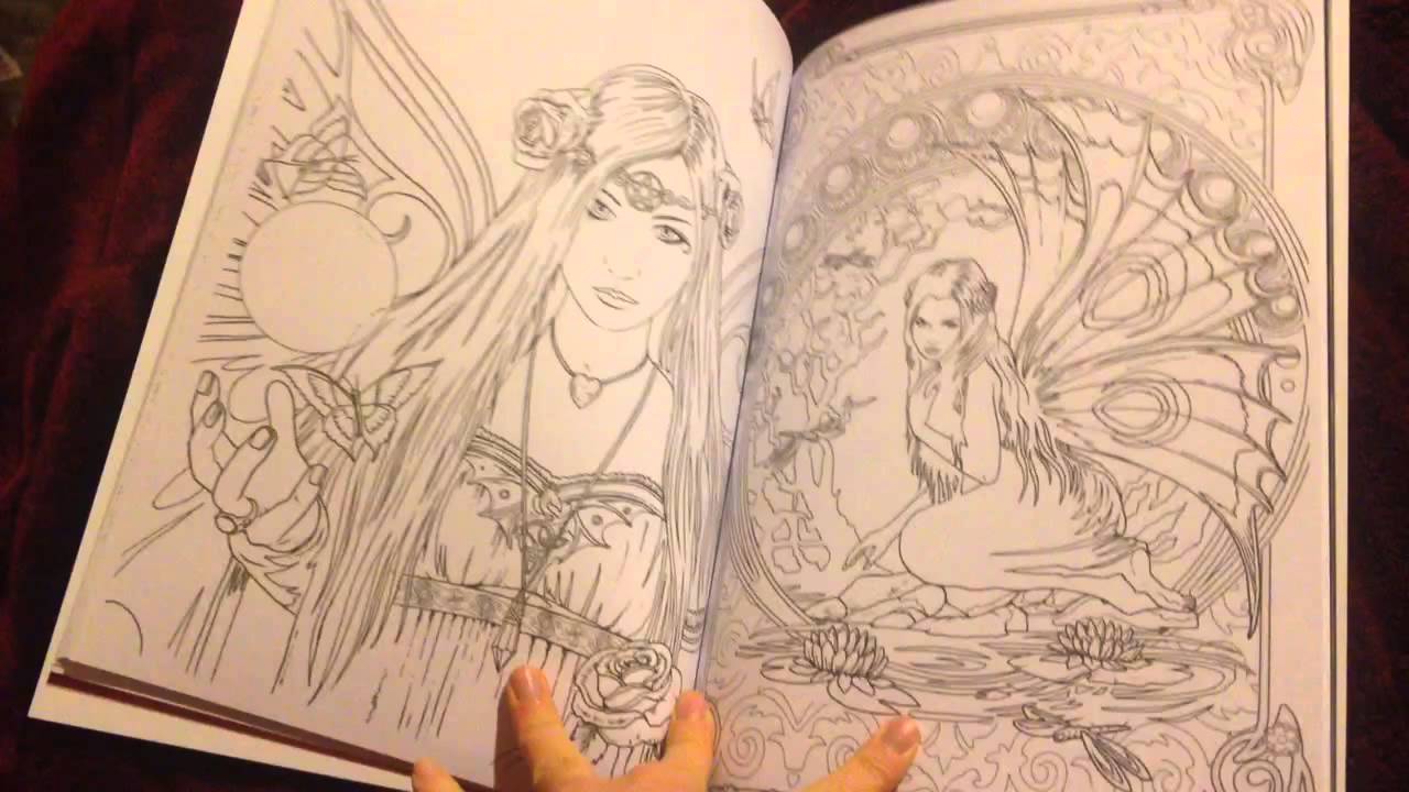 Anne Stokes Fantasy Art Colouring book!