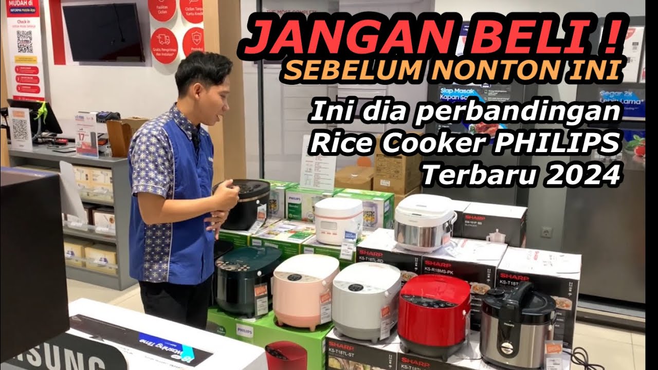 Jangan Beli Sebelum Nonton‼️ Ini Dia Perbandingan Rice Cooker Philips 2024, Mana Paling Worth It⁉️