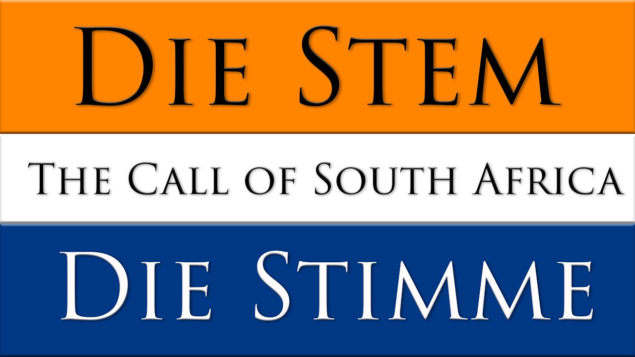 Die Stem van Suid-Afrika [English & German subtitles]