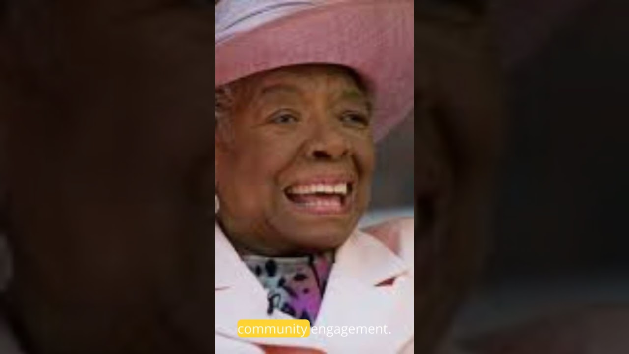 Dr Maya Angelou's Mental Health Advocacy in TB Recovery