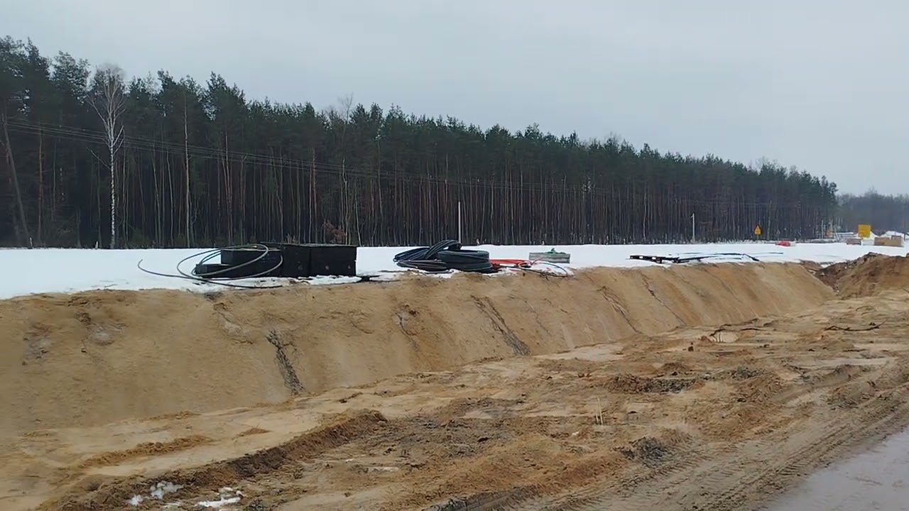 DK61 Legionowo-Zegrze – Wykonywanie rowu odwadniającego przy DK61 – Km 2+700