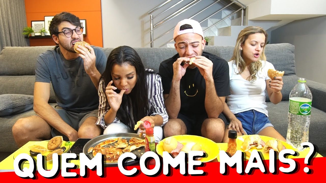 QUEM COME MAIS RÁPIDO *tenso*