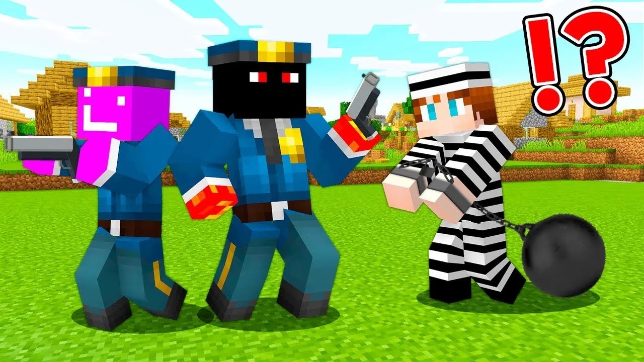 Nos Convertimos en Polic&iacute;as en Minecraft para Atrapar Ladrones