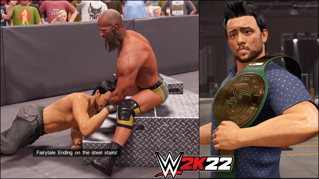 WWE 2K22 My Rise Mode - Tommaso Ciampa Ends Rocky's Career #9