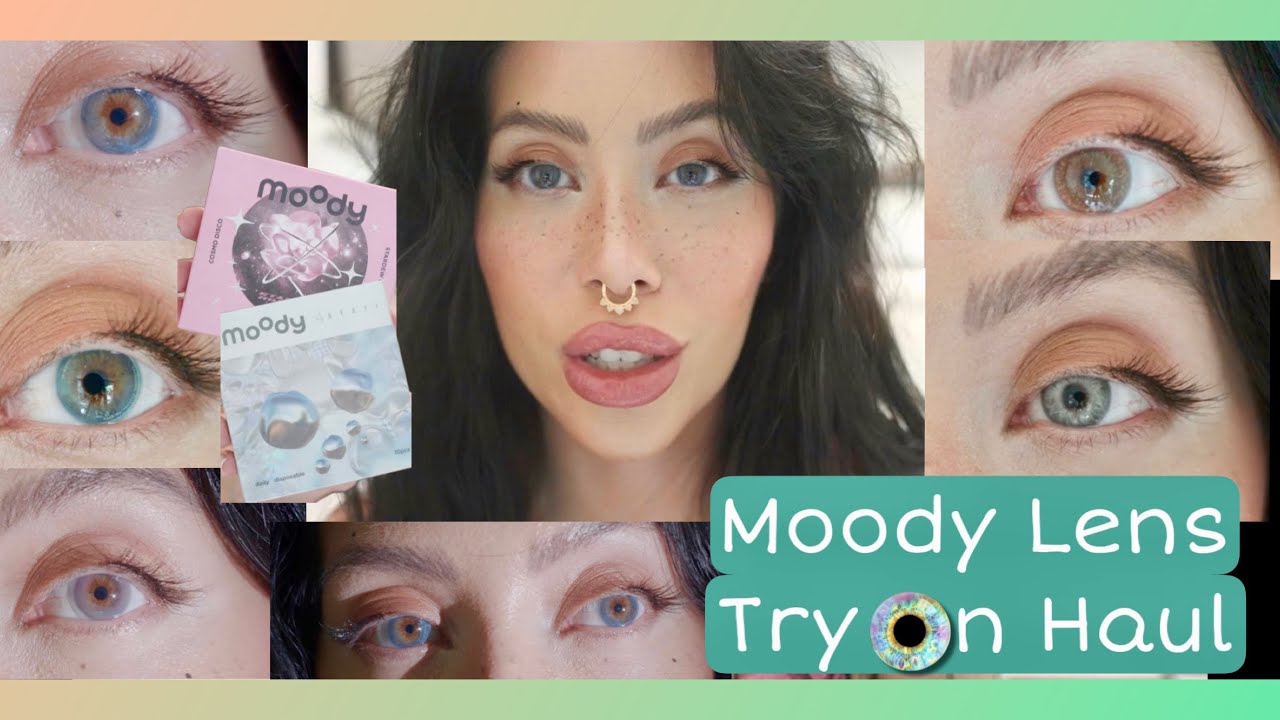 Moody Lens Try-on |Colored Contact Haul | What the Fox | Vlog #25