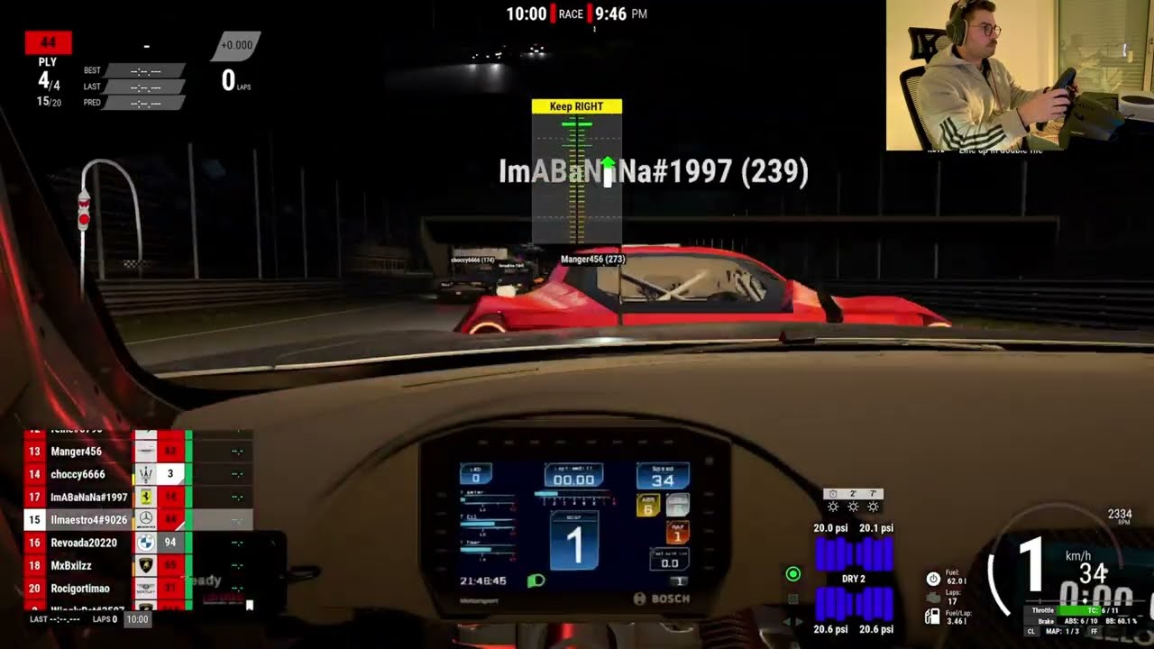 Why does people do this on SimRacing Games?