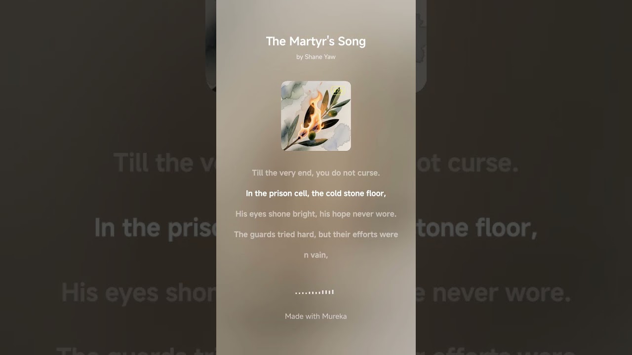The Martyrs Song