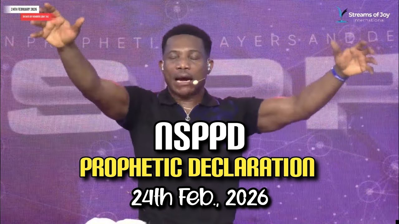 ✋ THE HAND OF THE LORD | 28 DAYS OF WONDERS - DAY 23 |  NSPPD PROPHETIC DECLARATION | 24TH FEB 2026