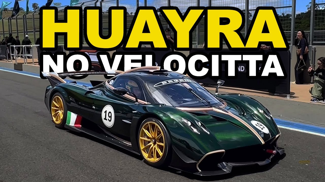 PAGANI HUAYRA R ACELERANDO pela PRIMEIRA VEZ no AUTÓDROMO VELOCITTA!