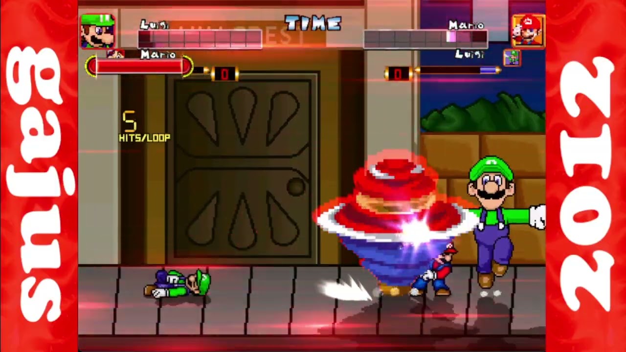 mugen; luigi2017edit & mario vs poc mario & poc luigi