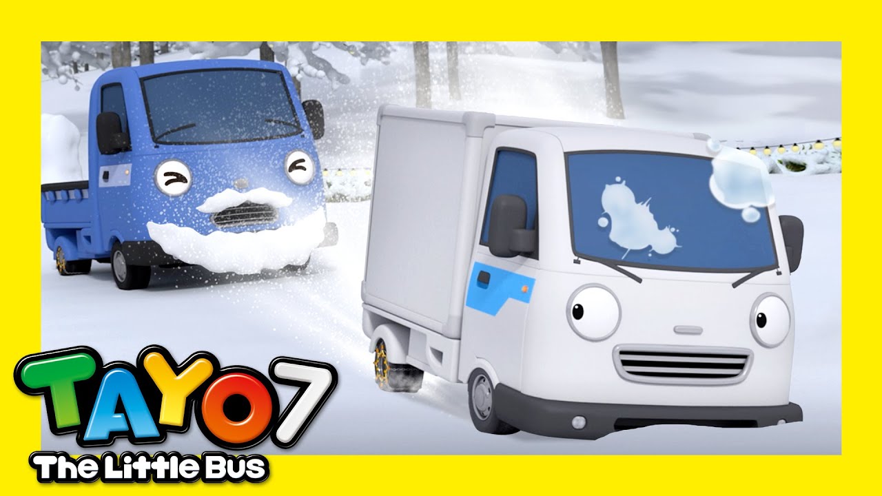 🚌タヨ 第7 シーズン 第21話 l スカイとウィンター･フェスティバル l ちびっこバス タヨ