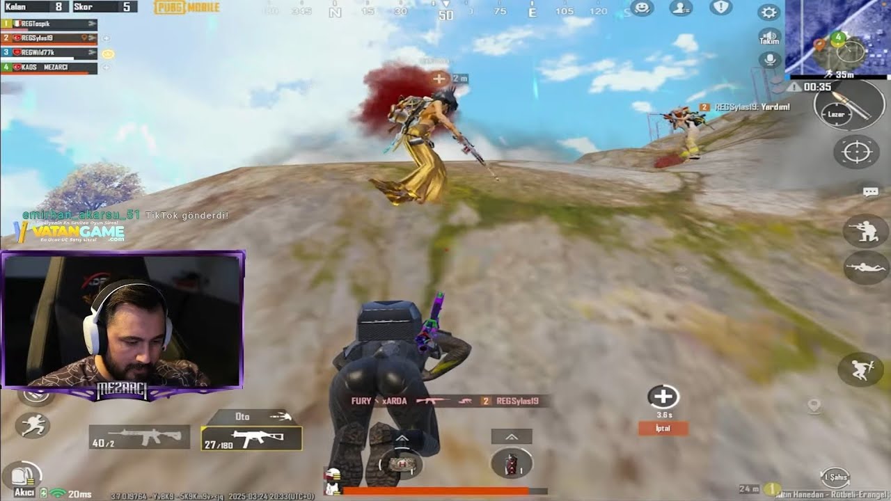 KAOS MEZARCI EKİBİ 1 VS 4 YİYOR 3 TARAFIN GÖZÜNDEN !! FURY VS KAOS YAYINCI TURNUVASI