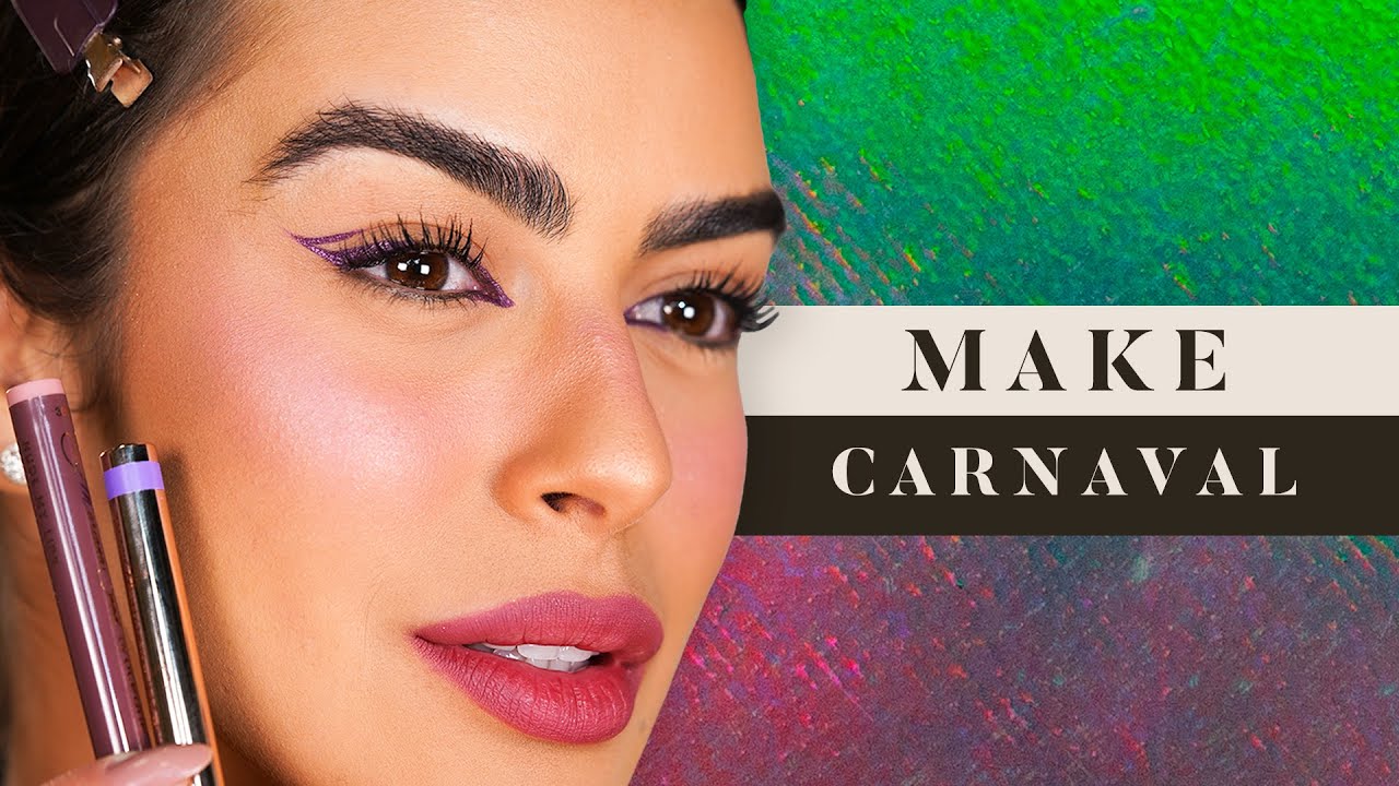 MAQUIAGEM FÁCIL E COLORIDA PARA O CARNAVAL | MARIANA SAAD