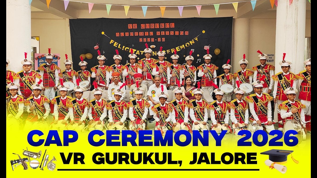 Cap Ceremony 2026 | VR Gurukul Jalore | Proud Moment & Felicitation Ceremony