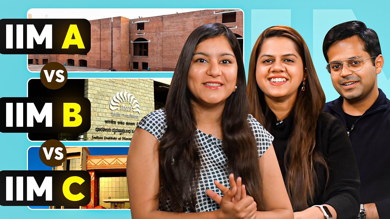 Which is the Best IIM Campus? IIM Ahmedabad vs IIM Bangalore vs IIM Calcutta with 