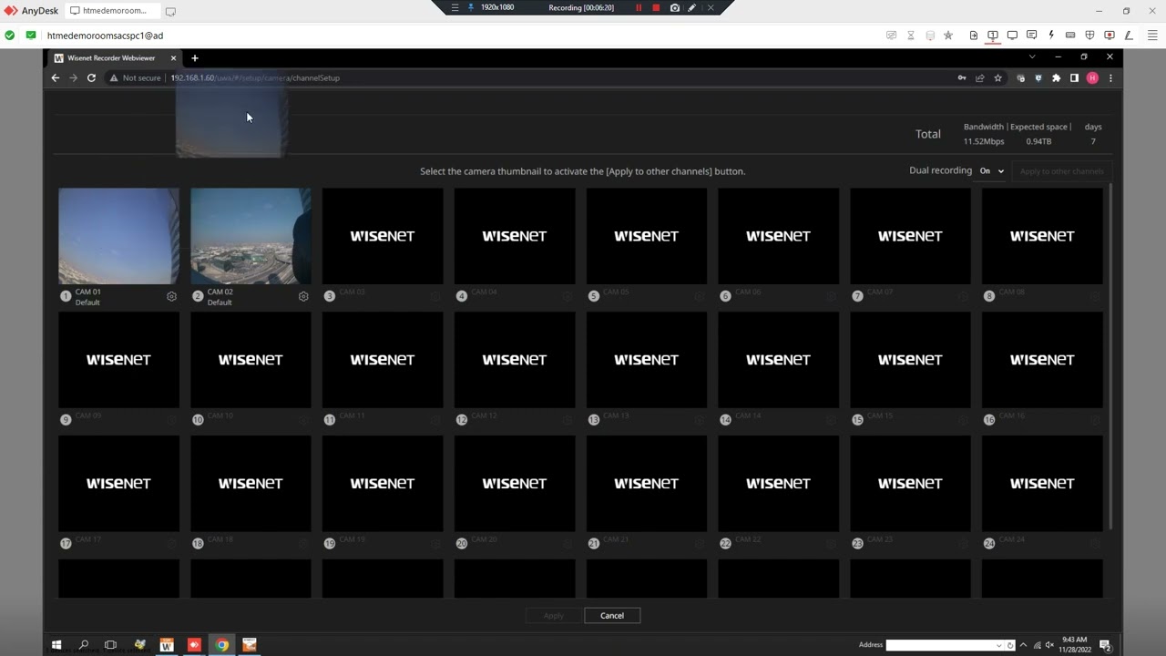 Wisenet NVR Как добавить камеру через веб-просмотрщик для сетевых видеорегистраторов нового поколения XRN 6410, XRN 3210, PRN 1610 и т. д.