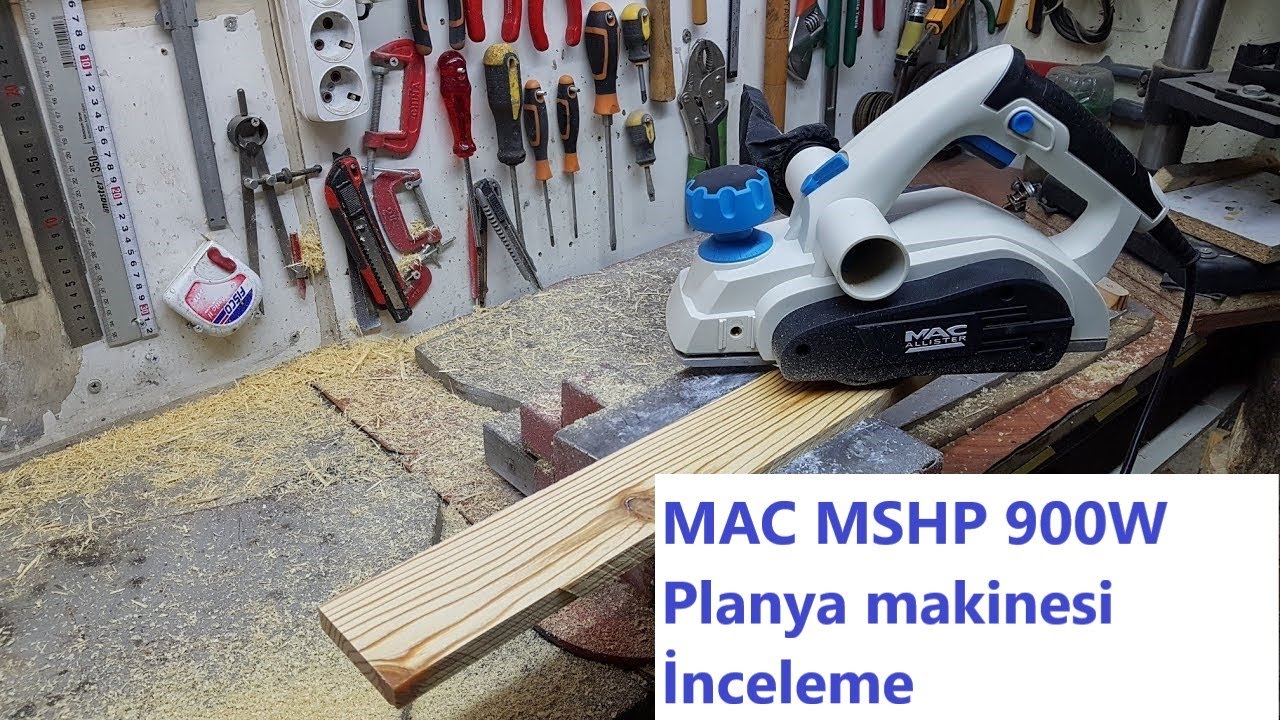 MAC ALLISTER Elektrikli planya makinesi İnceleme - MSHP 900W