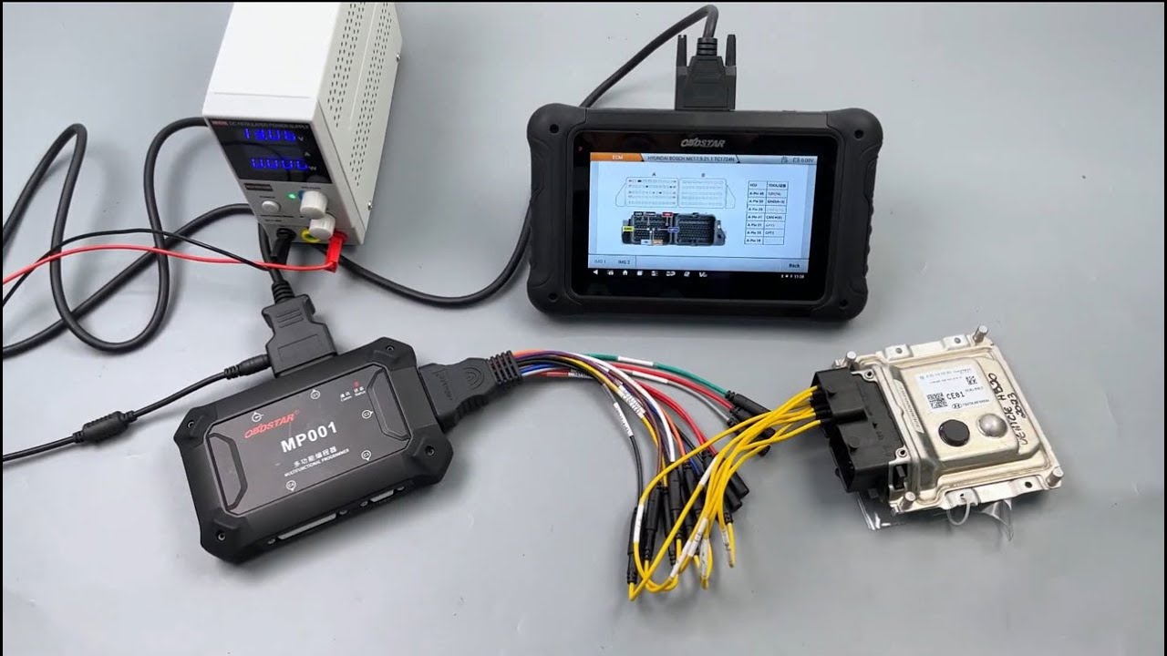 OBDSTAR DC706 Hyundai ME17.9.21.1 ECU Idle Speed Repair on Bench- OBDII365