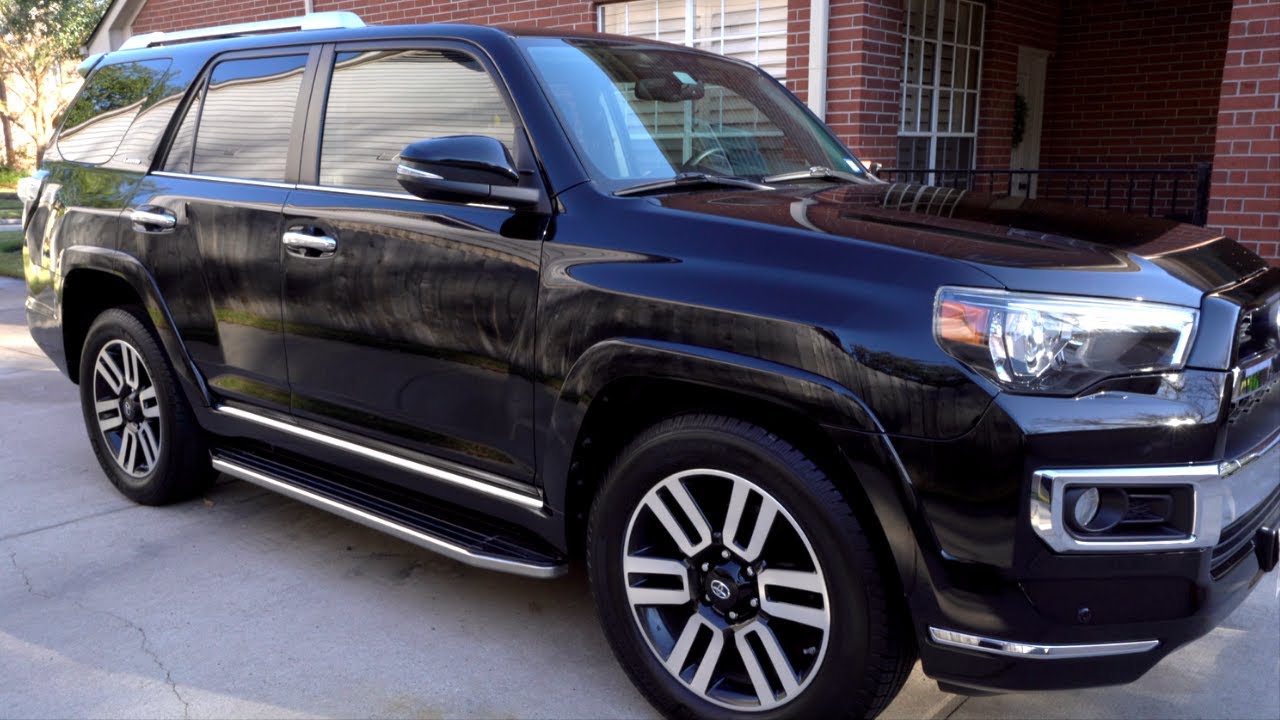 Простая мойка и нанесение воска на черный Toyota 4Runner