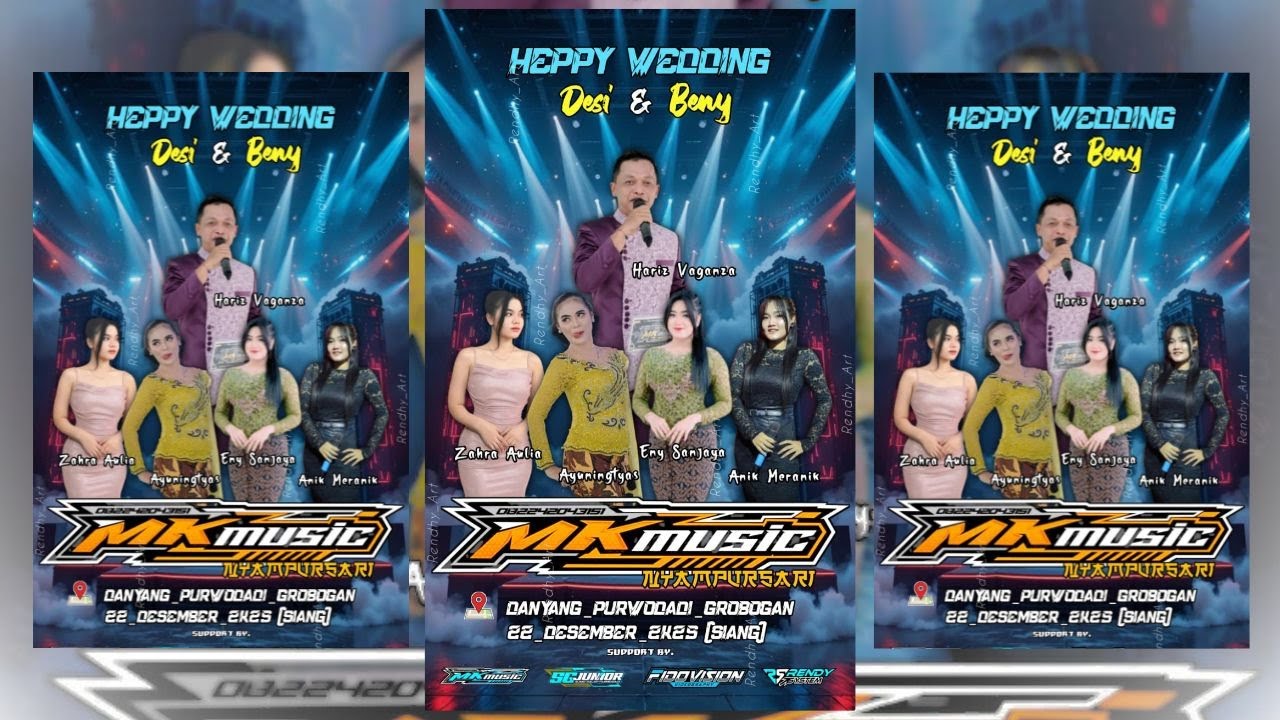 :: LIVE STREAMING CS MK MUSIC || WEDDING DESI & BENY  || DANYANG || SG JUNIOR AUDIO