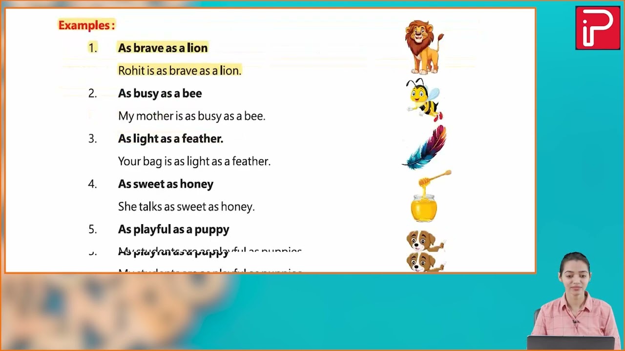 Ch 20 | Pan India | Grammar | Class 04 | Similies | For children