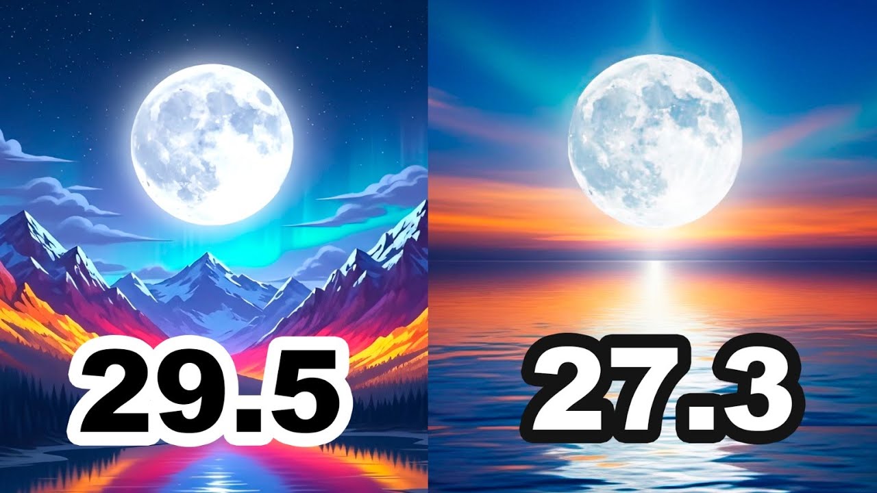 Сколько длится лунный месяц? 📅 🌕