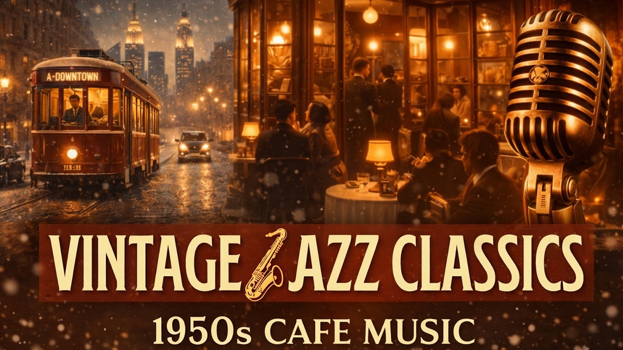 Vintage Jazz Classics 🎷 1950s Café Music | Sinatra Style Covers | Relaxing Jazz Collection