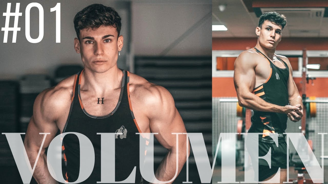 VOLUMEN #01 | Un dia en mi DIETA. &iquest;Qu&eacute; COMER para ganar MASA MUSCULAR? | GORILLAWEAR back workout 🦍