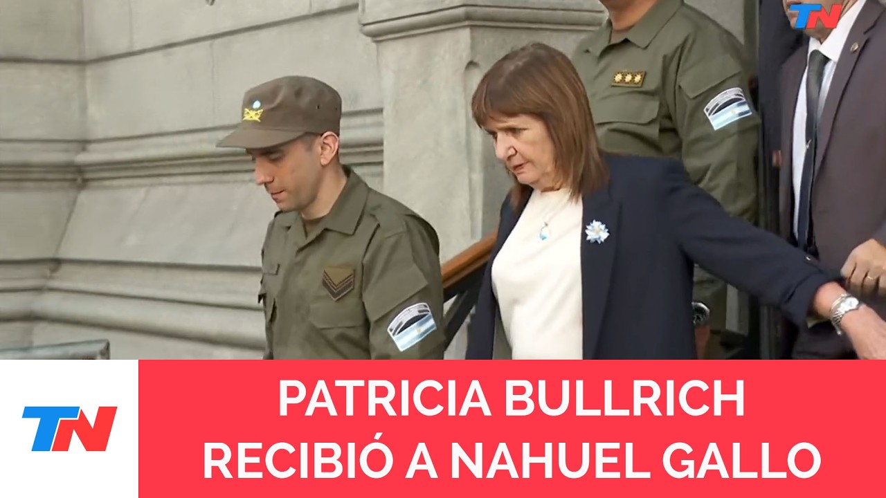 PATRICIA BULLRICH RECIBIÓ A NAHUEL GALLO