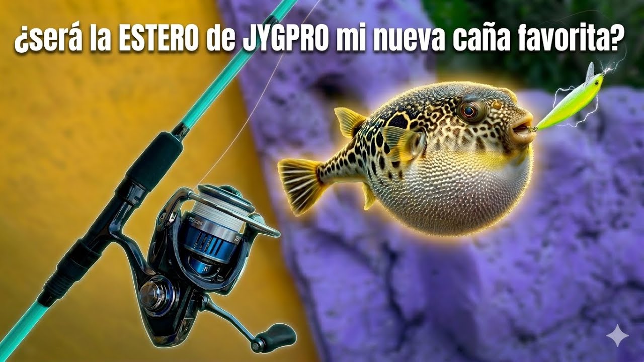 ESTA CAÑA ME SORPRENDIÓ | Probando la nueva JYG Pro Estero| Pescando Casualmente  🇵🇷