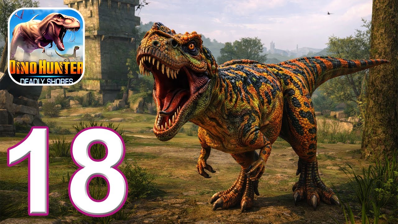 Dino Hunter Deadly Shores Android Gameplay - Kill Avarice - Wild Dinosaur Hunting - Part 18