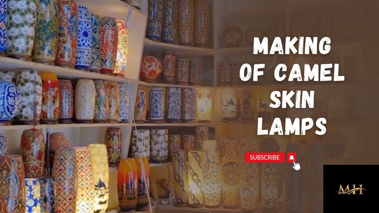 Making of Camel skin lamps detailed video in multan pakistan | Multan Handicrafts | Camel skin lamps