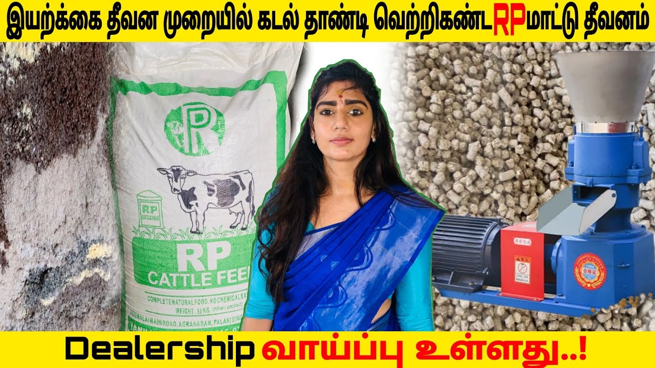 மாடுகளின் ஆரோக்கியம் காத்து பால் அதிகரிக்கும் RP மாட்டு தீவனம் | RP CATTLE FEEDS