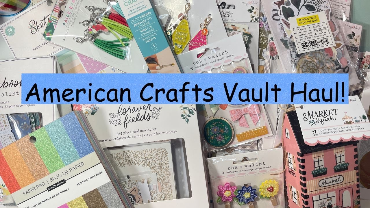 American Crafts From the Vault Haul!