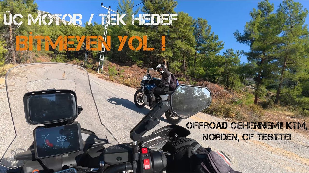 890 R, Norden 901 ve MT 450 ile Zorlu Doğa Rotası! | Aksu'dan Uçansu’ya Epik Offroad (Bölüm 1)