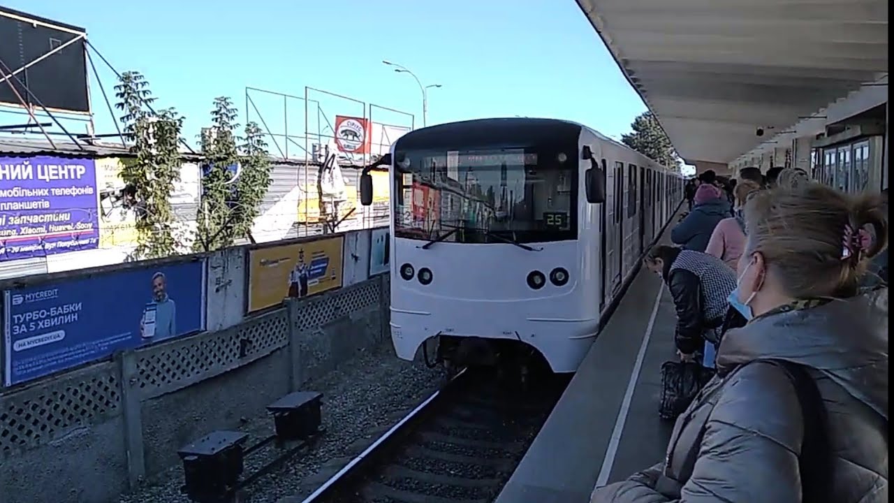 Поездка на метропоезде 81-7080 (Е-КМ), ТЧ-1