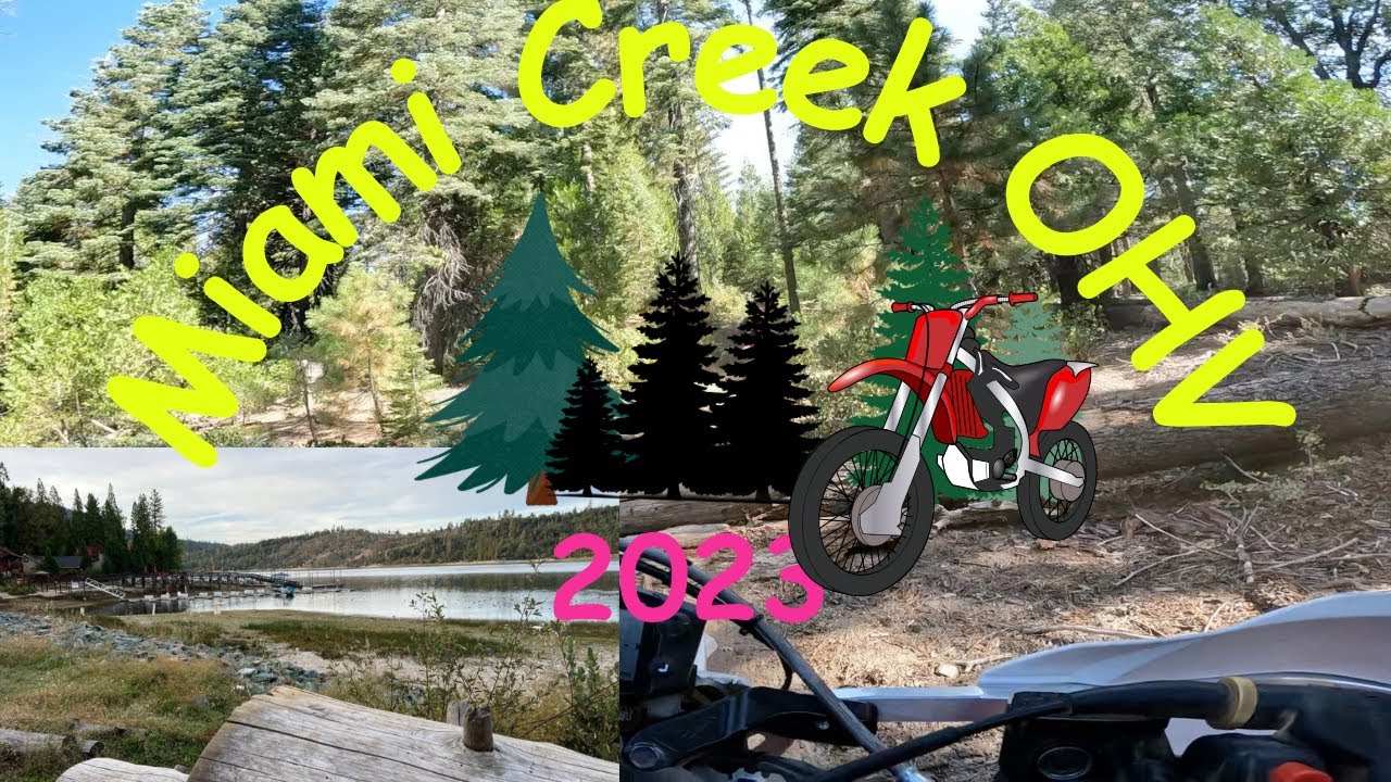 Miami Creek OHV and Bass Lake dirt bikes, October 2023