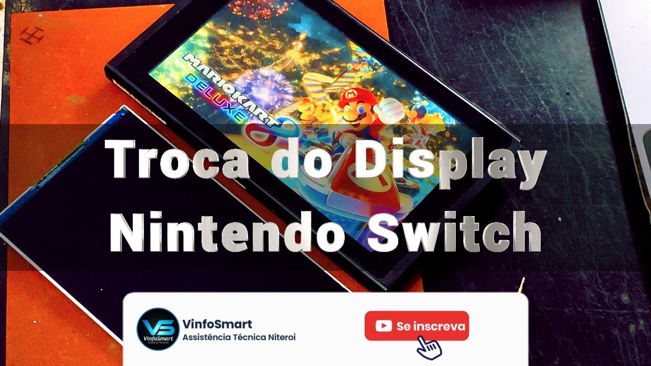 TROCA DO DISPLAY NINTENDO SWITCH - COMPLETO - #NINTENDOSWITCH