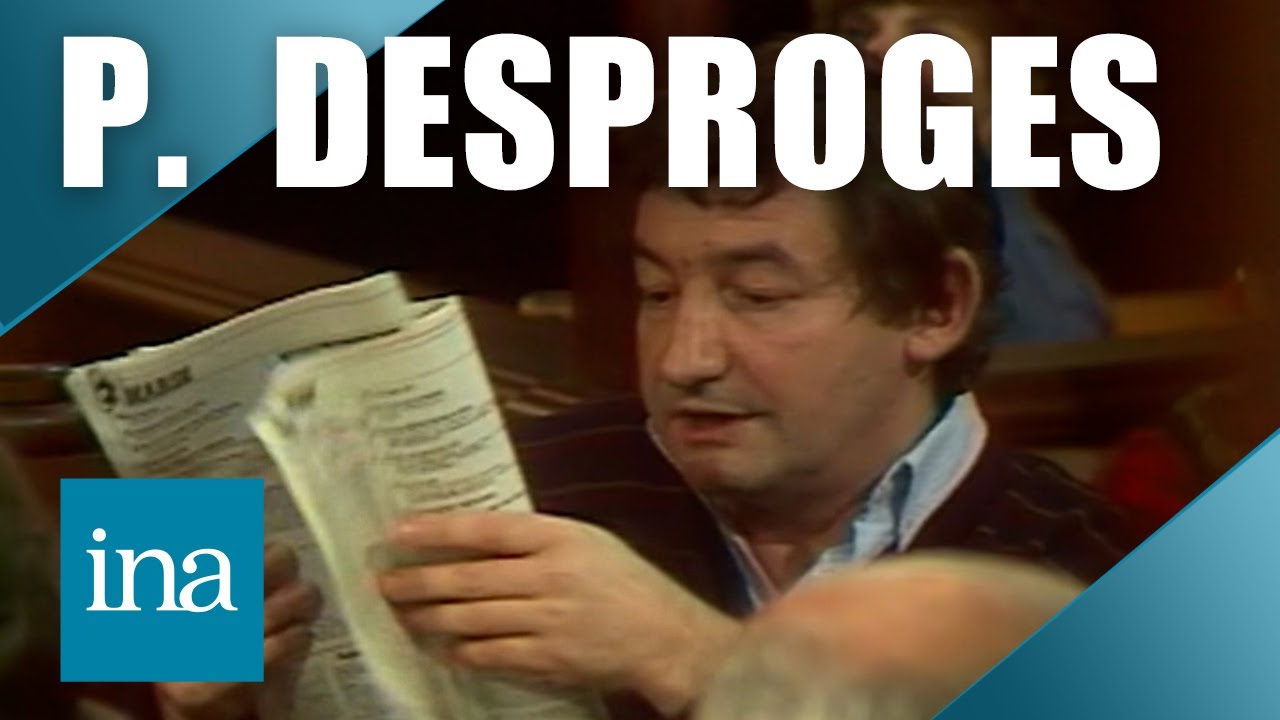 1982 : Pierre Desproges vous conseille sur quoi regarder à la TV | Archive INA