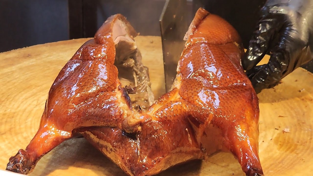 HongKong Chen Pi Roast Goose #Charsiew Roast#PorkBelly Roast#Suckling-pig #ASMR #chatgpt #StreetFood