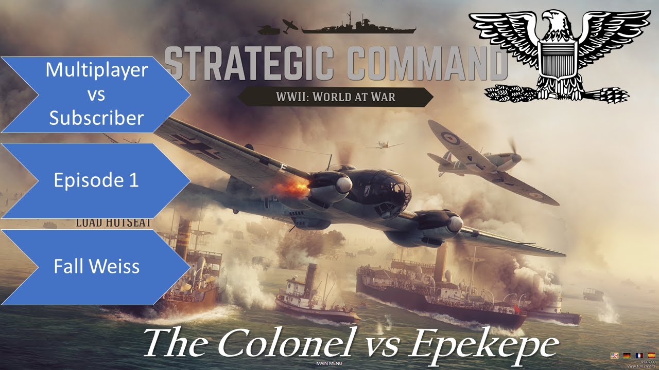 Strategic Command WWII World at War  vs Epekepe Ep01  The War Begins