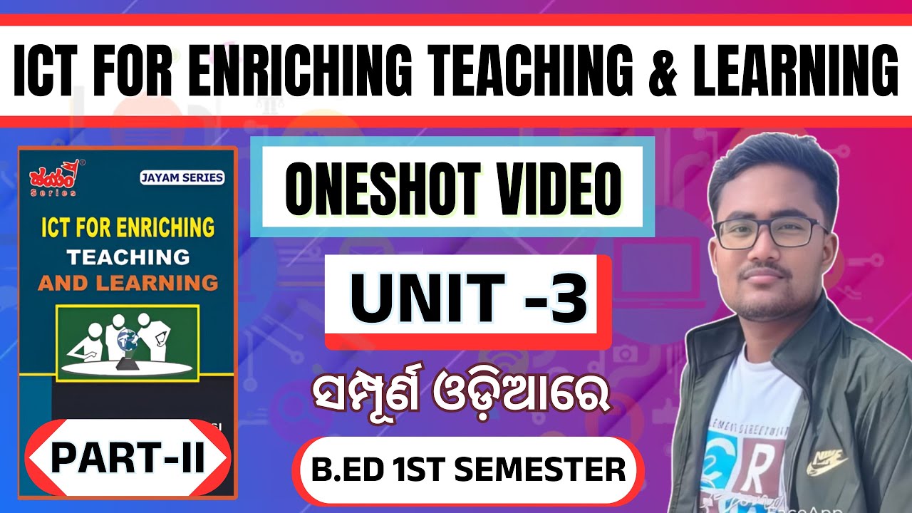ICT UNIT-3 - PART - 2 || ONESHOT VIDEO || B.ED 1ST SEMESTER || MS -WORD ,MS- EXCEL #exam #important