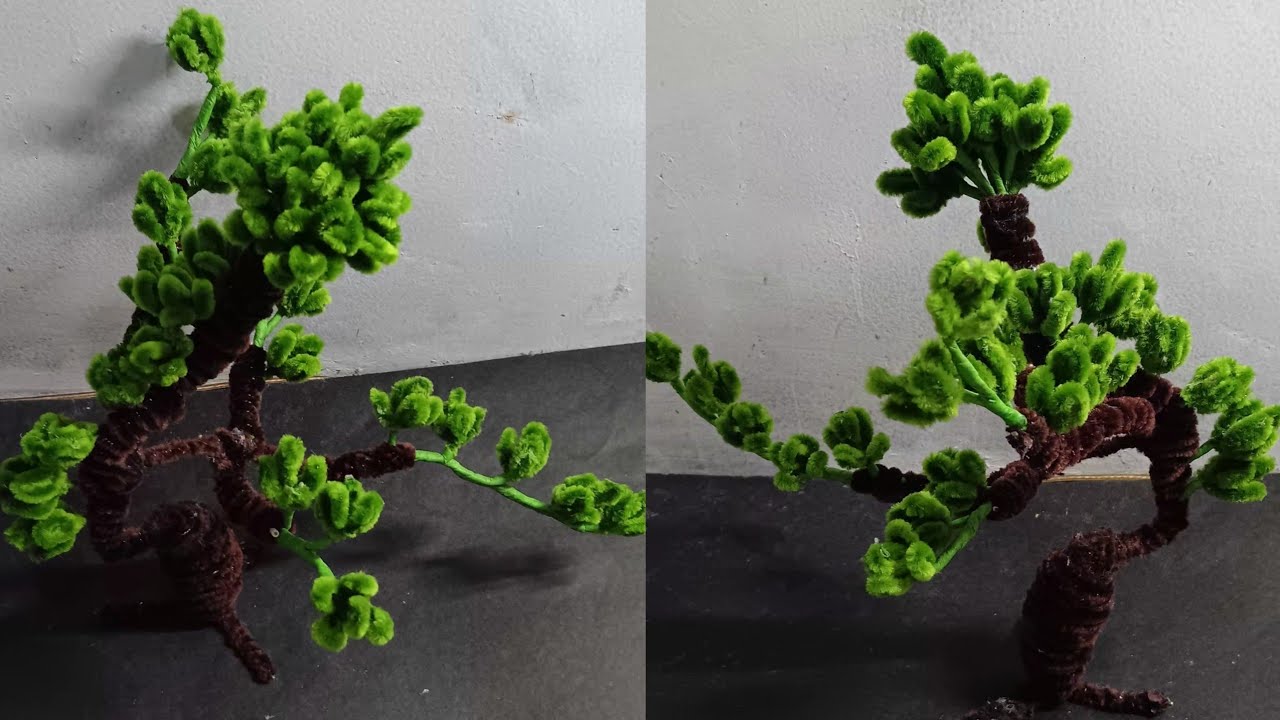 DIY || HOW TO MAKE BONSAI USING PIPE CLEANER 