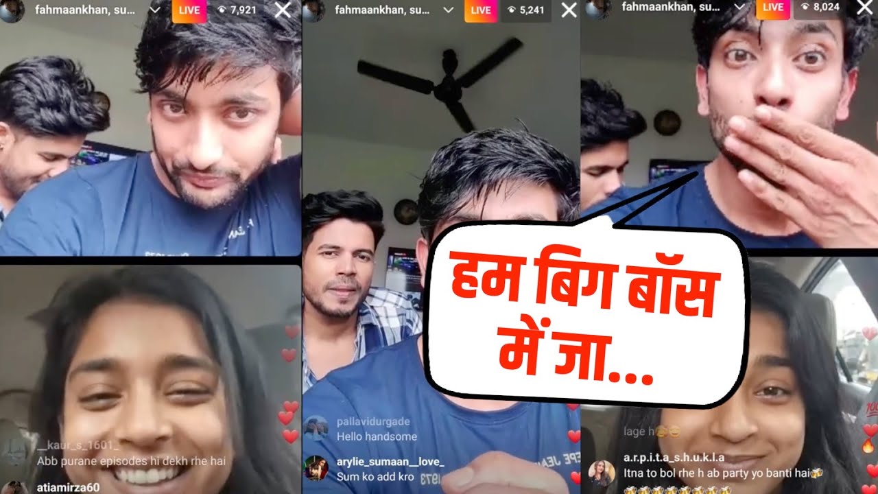 IMLI LIVE 🔴 CHAT WITH FANS Sumbul Touqeer Khan &  Fahmaan Khan Talk About Being Part oF Bigg Boss 16