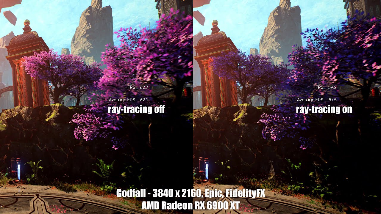 Godfall - ray tracing on/off comparison (Radeon RX 6900 XT test)