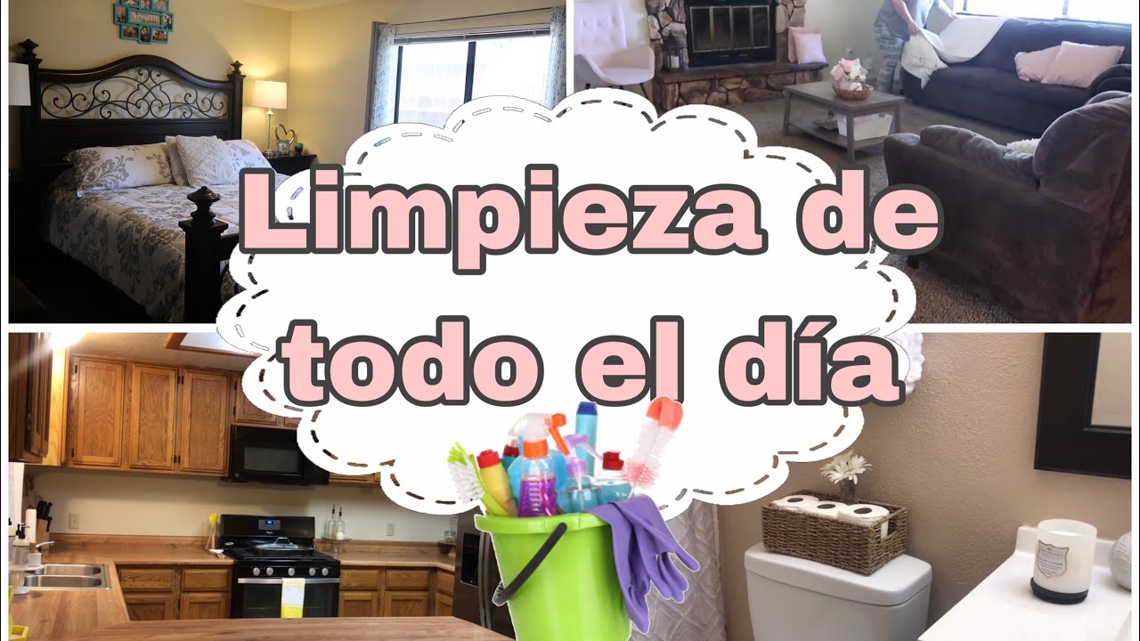 MI RUTINA DE LIMPIEZA// LIMPIA CONMIGO//LIMPIEZA DE TODO EL DÍA