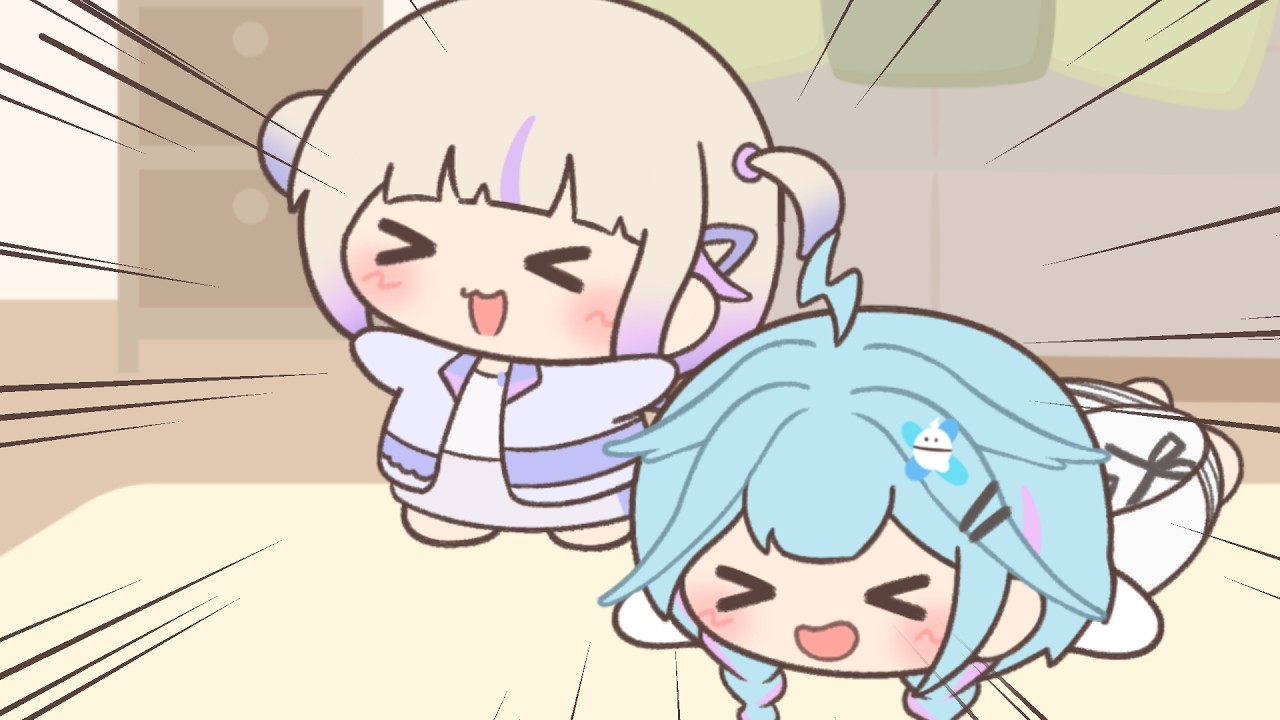 【手描き】山手線ゲーム最強の番長に挑んでしまったすうちゃん【轟はじめ/水宮枢/ホロライブ】