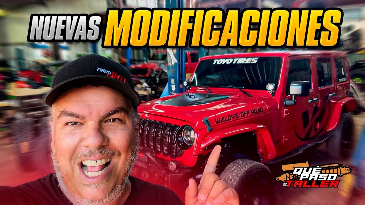 Vuelve a Modificaciones el Jeep JK Rojo El Chapulin! Esta ves mas Extremo! 