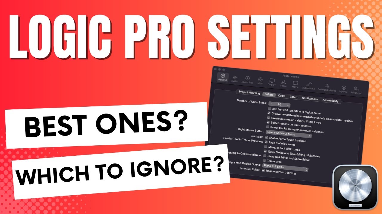 Logic Pro X | Все ЛУЧШИЕ настройки (и какие ИГНОРИРОВАТЬ)