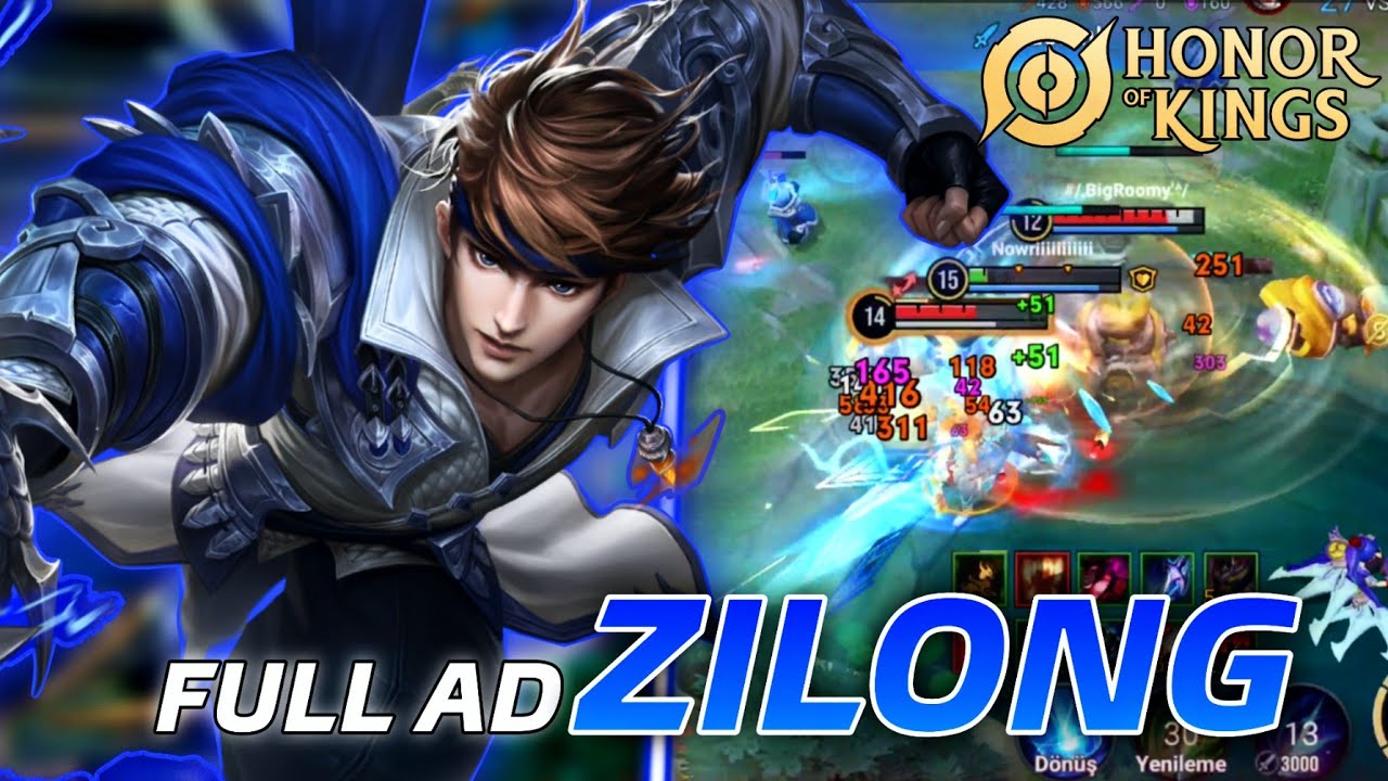 Full AD Zilong Çok Güçlü | Honor of Kings